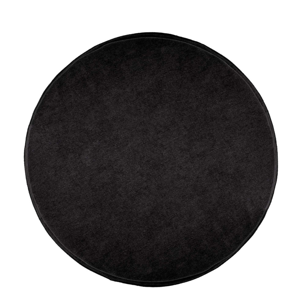 Taburet Nadia - stofa K06 - negru Taburet Nadia - stofa K06 - negru