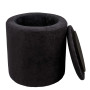Taburet Nadia - stofa K06 - negru Taburet Nadia - stofa K06 - negru
