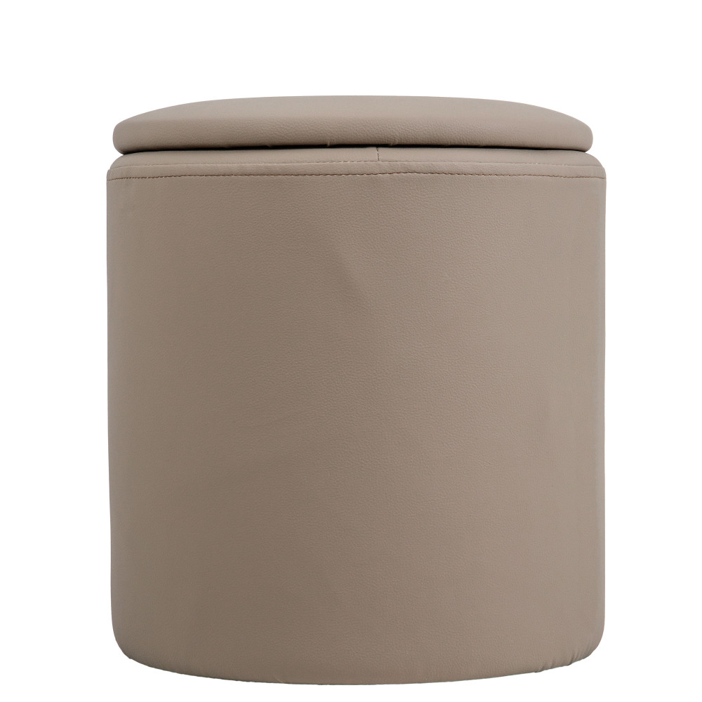 Taburet Nadia - imitatie piele POLY - taupe Taburet Nadia - imitatie piele POLY - taupe