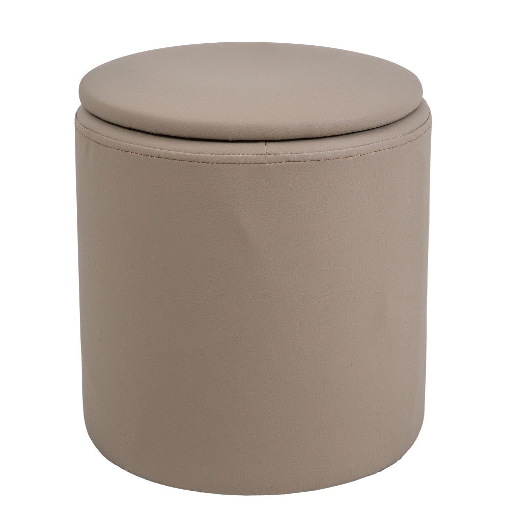 Taburet Nadia - imitatie piele POLY - taupe Taburet Nadia - imitatie piele POLY - taupe