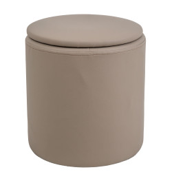 Taburet Nadia - imitatie piele POLY - taupe Taburet Nadia - imitatie piele POLY - taupe