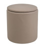 Taburet Nadia - imitatie piele POLY - taupe Taburet Nadia - imitatie piele POLY - taupe