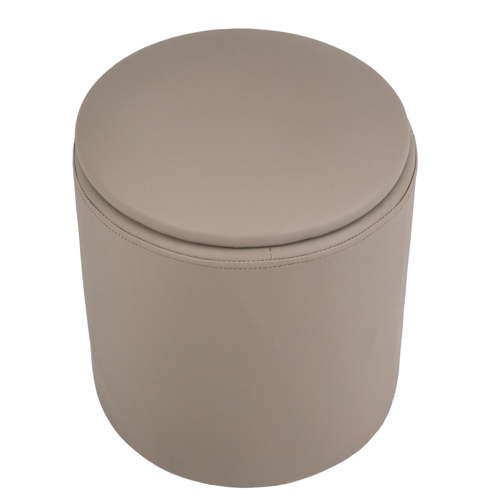 Taburet Nadia - imitatie piele POLY - taupe Taburet Nadia - imitatie piele POLY - taupe