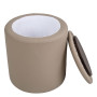 Taburet Nadia - imitatie piele POLY - taupe Taburet Nadia - imitatie piele POLY - taupe