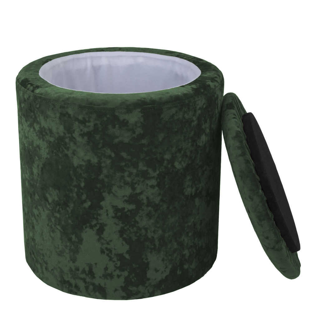 Taburet Nadia - stofa E57 - verde Taburet Nadia - stofa E57 - verde