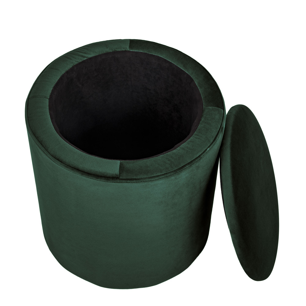 Taburet Nadia - stofa H56 - verde Taburet Nadia - stofa H56 - verde