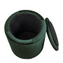 Taburet Nadia - stofa H56 - verde Taburet Nadia - stofa H56 - verde
