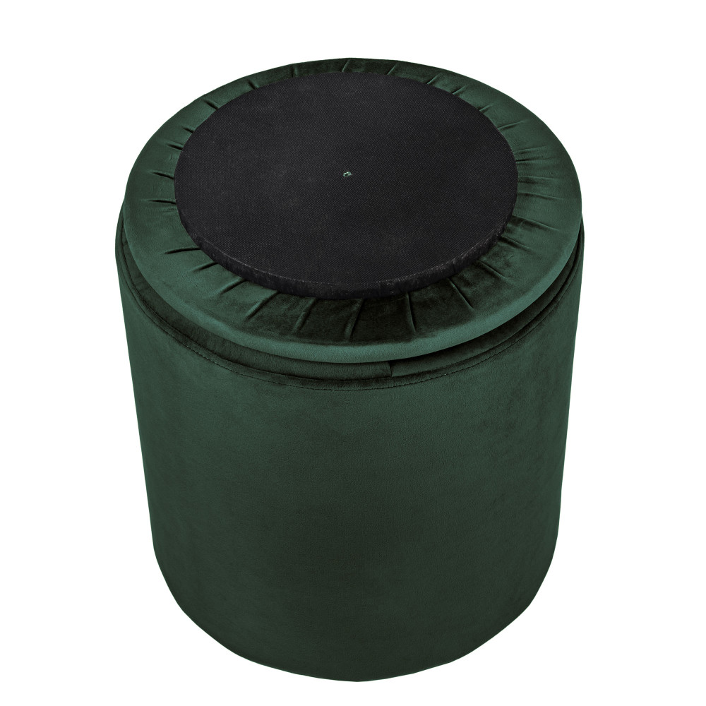 Taburet Nadia - stofa H56 - verde Taburet Nadia - stofa H56 - verde