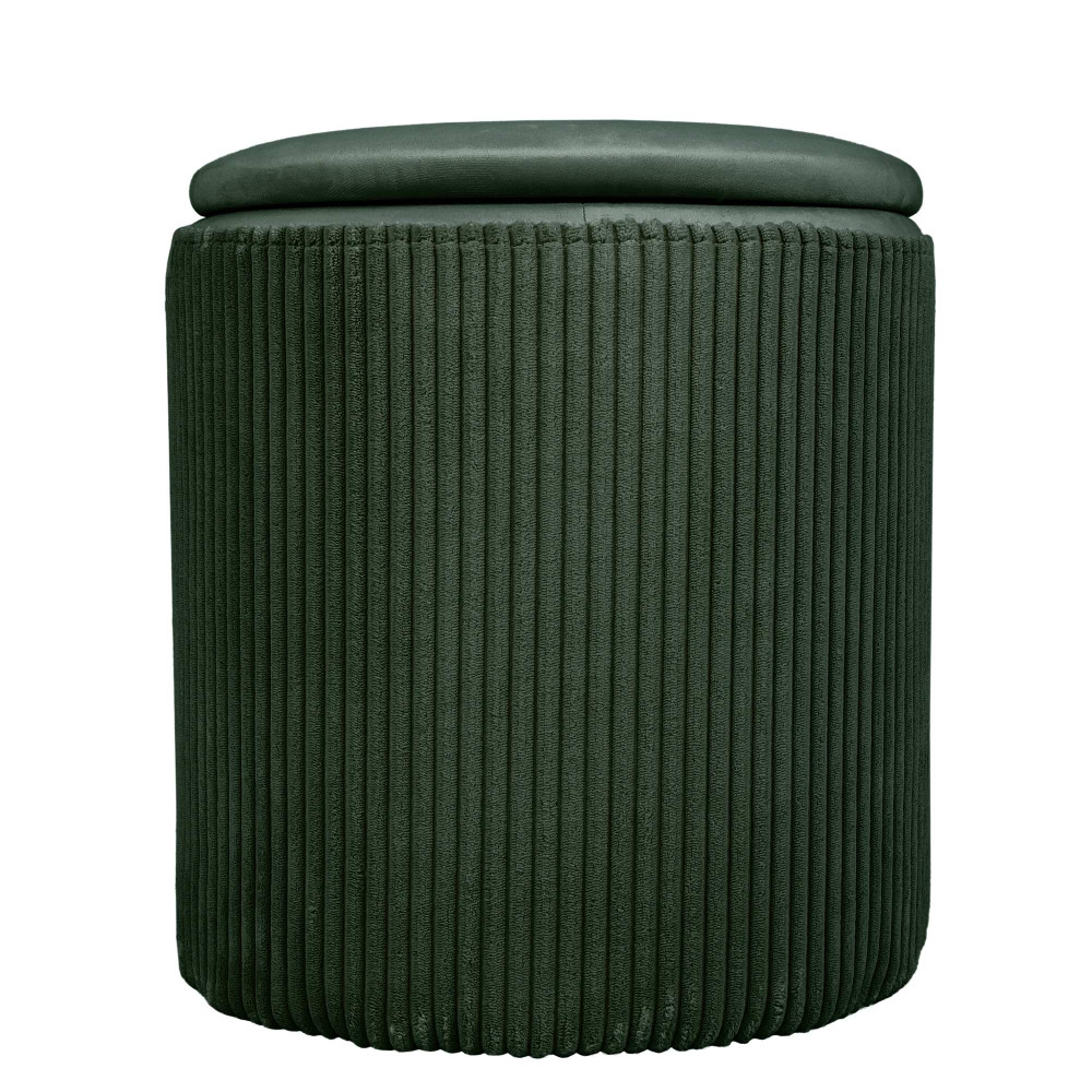 Taburet Nadia - stofa L56 - verde Taburet Nadia - stofa L56 - verde