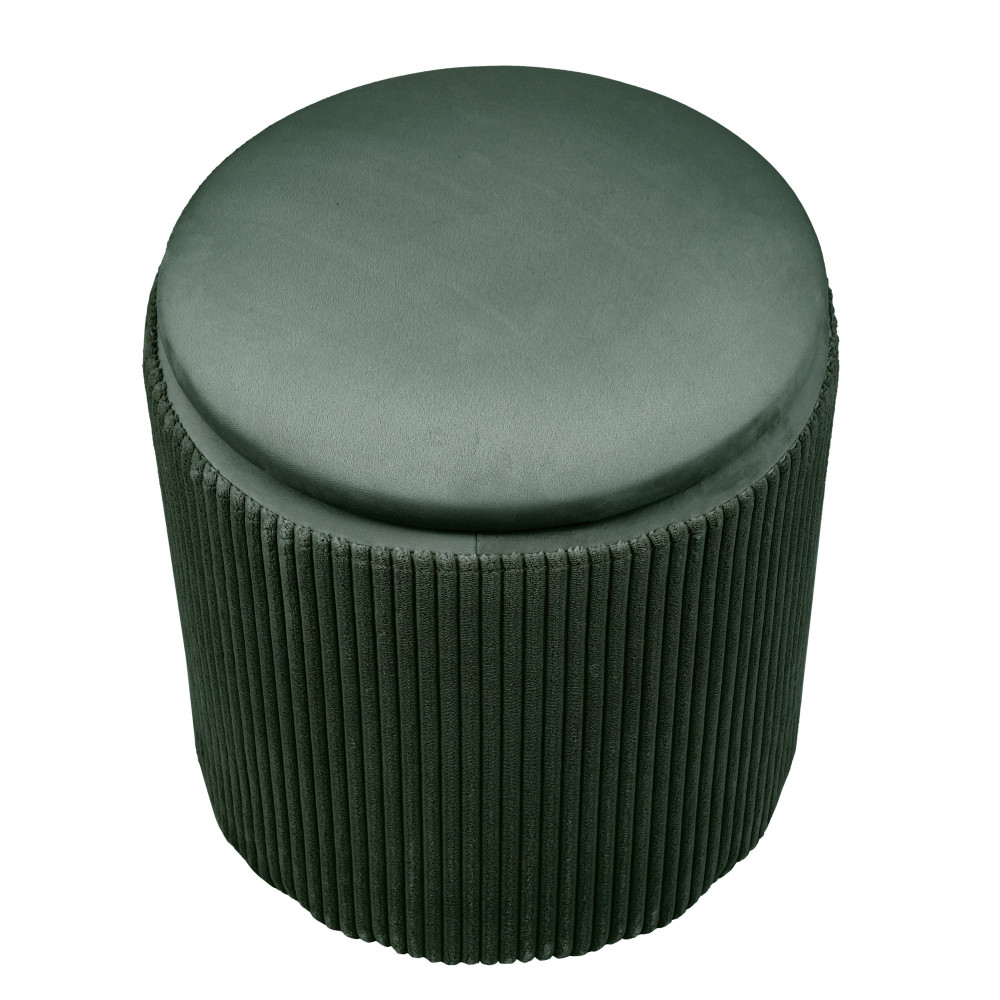 Taburet Nadia - stofa L56 - verde Taburet Nadia - stofa L56 - verde