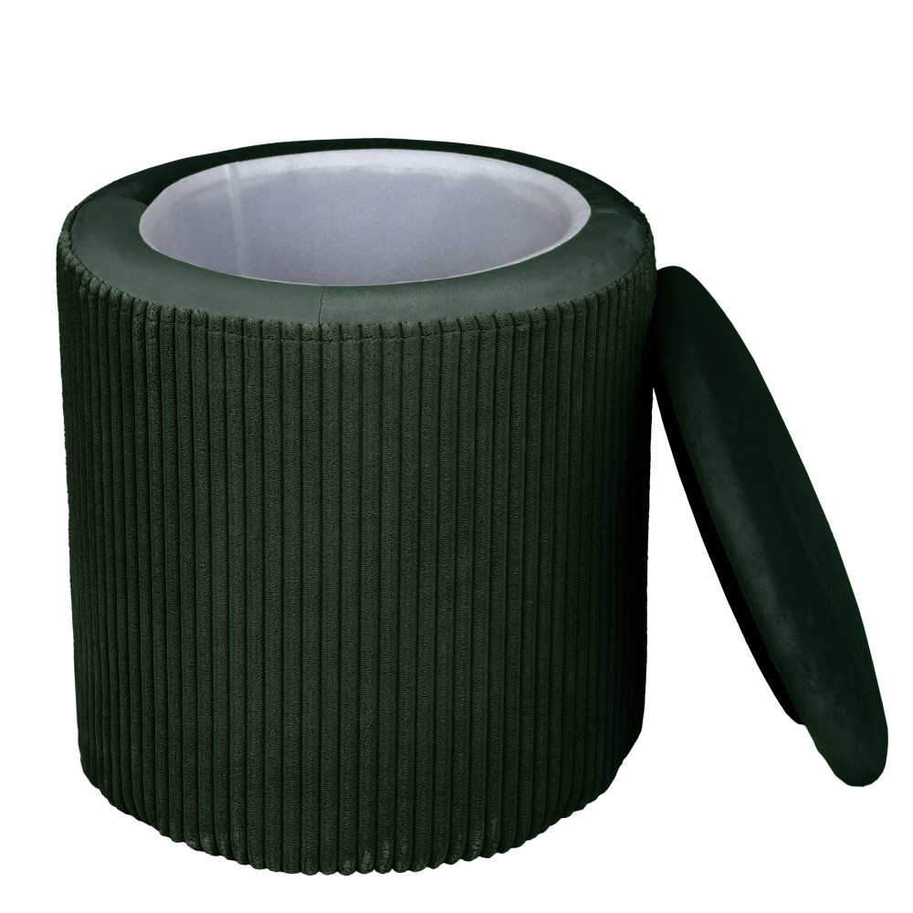 Taburet Nadia - stofa L56 - verde Taburet Nadia - stofa L56 - verde
