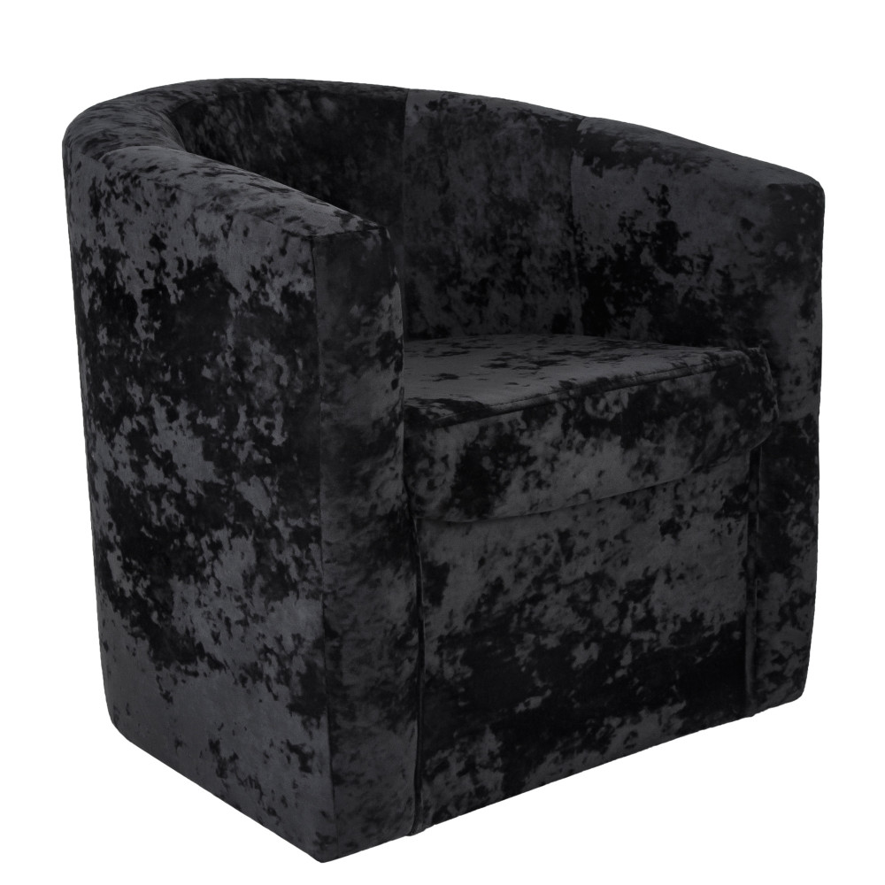 Fotoliu Olga - stofa E01 - negru Fotoliu Olga - stofa E01 - negru