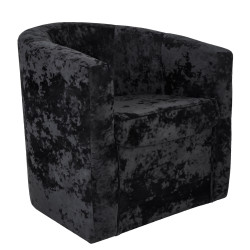 Fotoliu Olga - stofa E01 - negru Fotoliu Olga - stofa E01 - negru