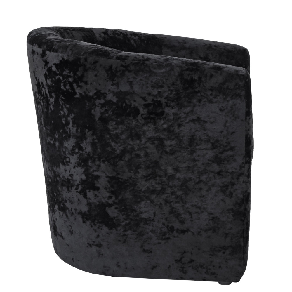 Fotoliu Olga - stofa E01 - negru Fotoliu Olga - stofa E01 - negru