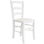 Scaun Paesana - cadru alb - imitatie piele alb - 21894 Scaun Paesana - cadru alb - imitatie piele alb - 21894