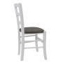 Scaun Paesana - cadru alb - stofa E30 - gri Scaun Paesana - cadru alb - stofa E30 - gri