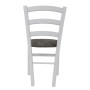 Scaun Paesana - cadru alb - stofa E30 - gri Scaun Paesana - cadru alb - stofa E30 - gri