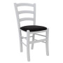 Scaun Paesana - cadru alb - stofa K6 - negru Scaun Paesana - cadru alb - stofa K6 - negru