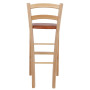 Scaun Paesana bar - cadru natur - imitatie piele coniac - 8070 Scaun Paesana bar - cadru natur - imitatie piele coniac - 8070