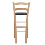 Scaun Paesana bar - cadru natur - imitatie piele wenge - 21835 Scaun Paesana bar - cadru natur - imitatie piele wenge - 21835