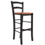 Scaun Paesana bar - cadru wenge - imitatie piele coniac - 8070 Scaun Paesana bar - cadru wenge - imitatie piele coniac - 8070