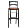 Scaun Paesana bar - cadru wenge - imitatie piele coniac - 8070 Scaun Paesana bar - cadru wenge - imitatie piele coniac - 8070
