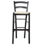 Scaun Paesana bar - cadru wenge - imitatie piele crem - 21834 Scaun Paesana bar - cadru wenge - imitatie piele crem - 21834