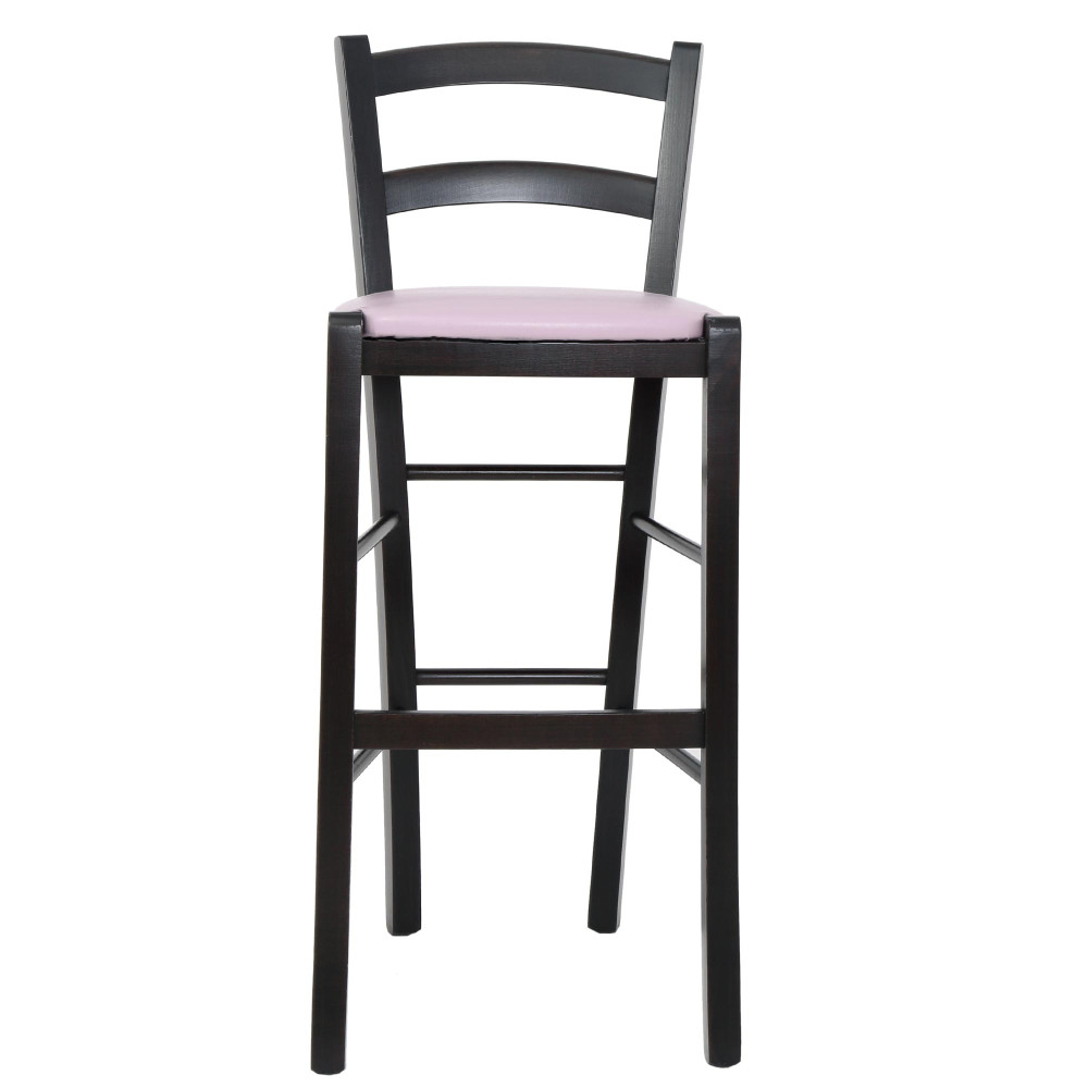 Scaun Paesana bar - cadru wenge - imitatie piele mov - 21897 Scaun Paesana bar - cadru wenge - imitatie piele mov - 21897