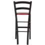 Scaun Paesana bar - cadru wenge - imitatie piele bordo - 21902 Scaun Paesana bar - cadru wenge - imitatie piele bordo - 21902