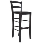 Scaun Paesana bar - cadru wenge - imitatie piele wenge - 21835