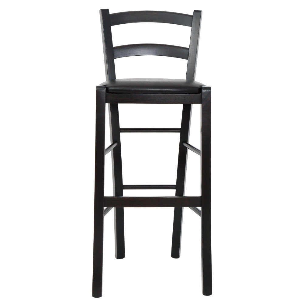 Scaun Paesana bar - cadru wenge - imitatie piele wenge - 21835 Scaun Paesana bar - cadru wenge - imitatie piele wenge - 21835
