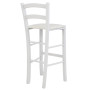 Scaun Paesana bar - cadru alb - imitatie piele alb - 21894 Scaun Paesana bar - cadru alb - imitatie piele alb - 21894