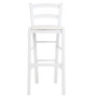 Scaun Paesana bar - cadru alb - imitatie piele alb - 21894 Scaun Paesana bar - cadru alb - imitatie piele alb - 21894
