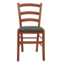 Scaun Paesana - cadru cires - stofa E30 - gri Scaun Paesana - cadru cires - stofa E30 - gri