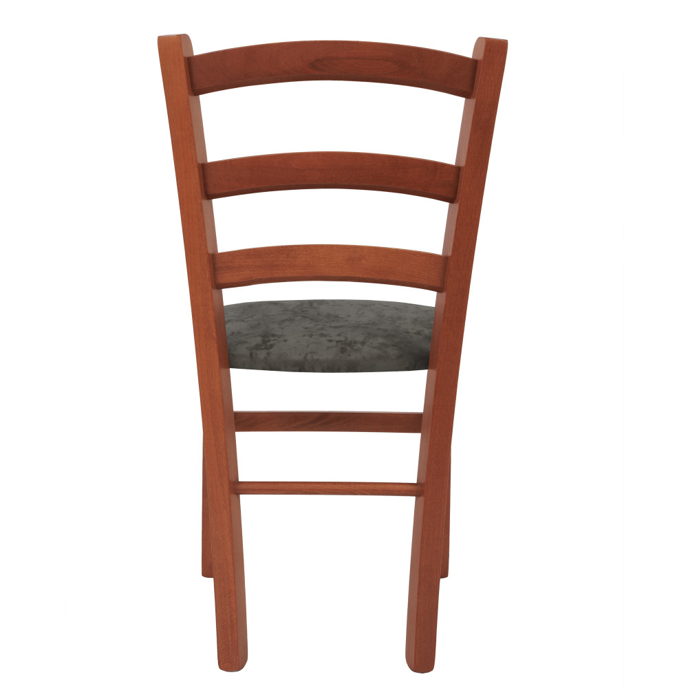 Scaun Paesana - cadru cires - stofa E30 - gri Scaun Paesana - cadru cires - stofa E30 - gri