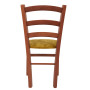 Scaun Paesana - cadru cires - stofa E51 - galben Scaun Paesana - cadru cires - stofa E51 - galben