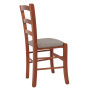Scaun Paesana - cadru cires - stofa S17 - crem Scaun Paesana - cadru cires - stofa S17 - crem