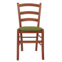 Scaun Paesana - cadru cires - stofa S22 - verde Scaun Paesana - cadru cires - stofa S22 - verde