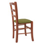 Scaun Paesana - cadru cires - stofa S22 - verde Scaun Paesana - cadru cires - stofa S22 - verde