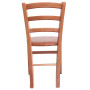 Scaun Paesana - cadru cires - imitatie piele coniac - 8070 Scaun Paesana - cadru cires - imitatie piele coniac - 8070