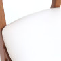 Scaun Paesana - cadru cires - imitatie piele crem - 21834 Scaun Paesana - cadru cires - imitatie piele crem - 21834
