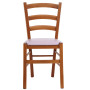 Scaun Paesana - cadru cires - imitatie piele mov - 21897 Scaun Paesana - cadru cires - imitatie piele mov - 21897
