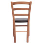 Scaun Paesana - cadru cires - imitatie piele wenge - 21835 Scaun Paesana - cadru cires - imitatie piele wenge - 21835