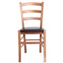 Scaun Paesana - cadru cires - imitatie piele wenge - 21835 Scaun Paesana - cadru cires - imitatie piele wenge - 21835