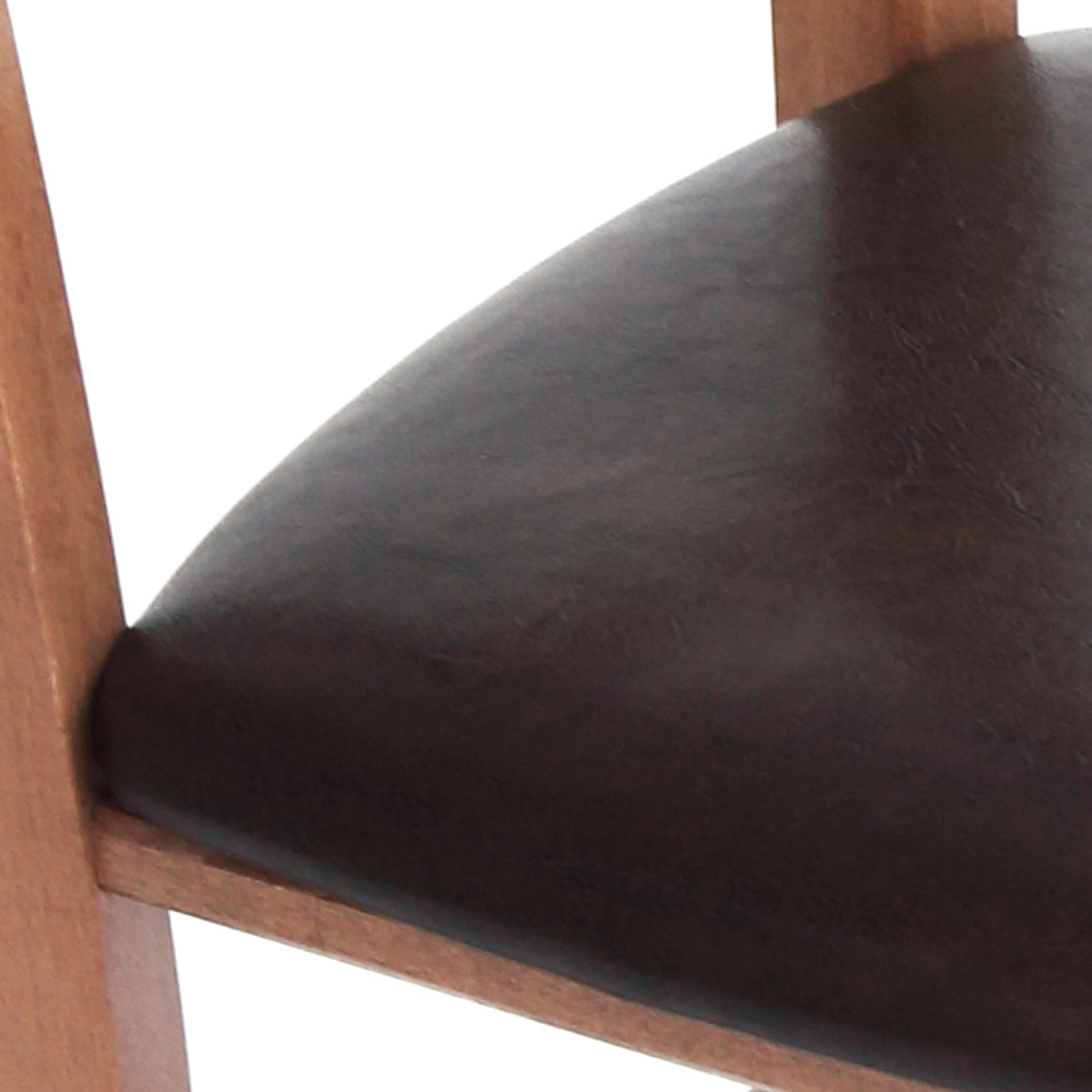Scaun Paesana - cadru cires - imitatie piele wenge - 21835 Scaun Paesana - cadru cires - imitatie piele wenge - 21835