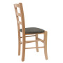 Scaun Paesana - cadru natur - stofa E30 - gri Scaun Paesana - cadru natur - stofa E30 - gri