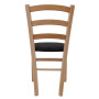 Scaun Paesana - cadru natur - stofa K6 - negru Scaun Paesana - cadru natur - stofa K6 - negru