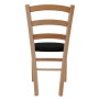 Scaun Paesana - cadru natur - stofa S14 - negru Scaun Paesana - cadru natur - stofa S14 - negru