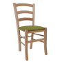 Scaun Paesana - cadru natur - stofa S22 - verde Scaun Paesana - cadru natur - stofa S22 - verde