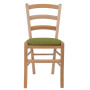 Scaun Paesana - cadru natur - stofa S22 - verde Scaun Paesana - cadru natur - stofa S22 - verde
